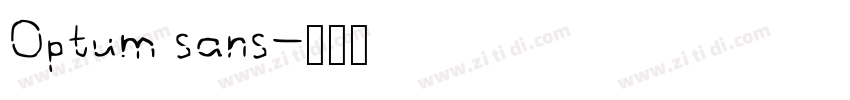 Optum sans字体转换
